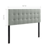Emily Upholstered Fabric Full Headboard - Image 14
