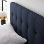 Emily Upholstered Fabric Full Headboard - Image 34