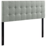 Emily Upholstered Fabric King Headboard - Image 9