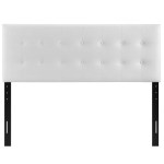 Emily Upholstered Vinyl King Headboard - Image 11