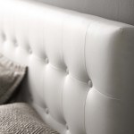 Emily Upholstered Vinyl King Headboard - Image 14
