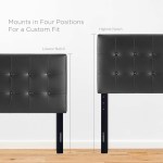 Emily Upholstered Vinyl Twin Headboard - Image 6