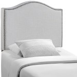 Curl Nailhead Upholstered Twin Headboard - Image 2