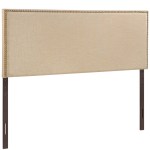 Region Nailhead Upholstered Queen Headboard - Image 3