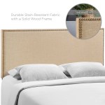 Region Nailhead Upholstered Queen Headboard - Image 6