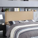 Region Nailhead Upholstered Queen Headboard - Image 9