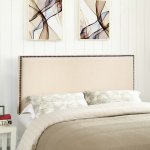 Region Nailhead Upholstered Queen Headboard - Image 23