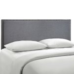 Region Nailhead Upholstered Queen Headboard - Image 28