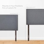 Region Nailhead Upholstered Queen Headboard - Image 27