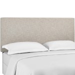 Taylor Upholstered Linen Fabric Full / Queen Headboard - Image 3