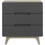 Origin Three-Drawer Chest or Stand in Natural Gray - Image 4
