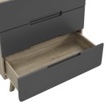 Origin Three-Drawer Chest or Stand in Natural Gray - Image 3