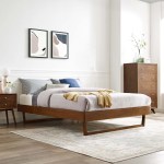 Billie Wood Full Platform Bed Frame - Image 15
