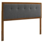 Draper Tufted Fabric and Wood Full Headboard - Image 12
