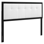 Draper Tufted Fabric and Wood Queen Headboard - Image 11