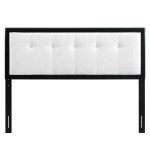Draper Tufted Fabric and Wood Queen Headboard - Image 13