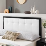 Draper Tufted Fabric and Wood King Headboard - Image 16
