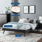 Margo Wood Queen Platform Bed Frame - Image 9