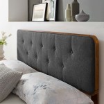 Collins Tufted Fabric and Wood Full Headboard - Image 26