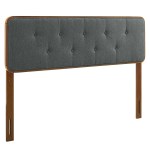 Collins Tufted Fabric and Wood Queen Headboard - Image 21