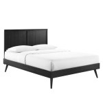 Alana Wood Queen Platform Bed With Splayed Legs - Image 2