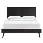 Alana Wood Queen Platform Bed With Splayed Legs - Image 9