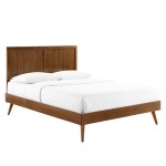 Alana Wood Queen Platform Bed With Splayed Legs - Image 17
