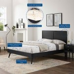 Marlee Wood Queen Platform Bed With Splayed Legs - Image 3