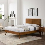 Marlee Wood Queen Platform Bed With Splayed Legs - Image 24