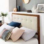 Willow Wood Queen Platform Bed With Angular Frame - Image 15