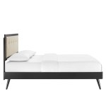 Willow Wood Queen Platform Bed With Splayed Legs - Image 8