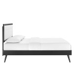 Willow Wood Queen Platform Bed With Splayed Legs - Image 21