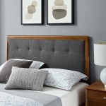 Willow Wood Queen Platform Bed With Splayed Legs - Image 54