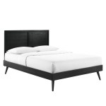 Marlee Wood King Platform Bed With Splayed Legs - Image 2