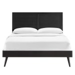 Marlee Wood King Platform Bed With Splayed Legs - Image 9