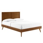 Marlee Wood King Platform Bed With Splayed Legs - Image 17
