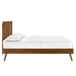 Marlee Wood King Platform Bed With Splayed Legs - Image 21