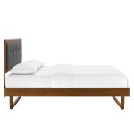 Willow Wood Full Platform Bed With Angular Frame - Image 21