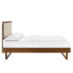 Willow Wood King Platform Bed With Angular Frame - Image 8
