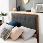 Willow Wood King Platform Bed With Angular Frame - Image 28