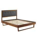 Willow Wood King Platform Bed With Angular Frame - Image 20