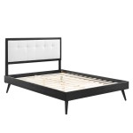 Willow Wood King Platform Bed With Splayed Legs - Image 20