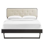 Bridgette Wood Full Platform Bed With Angular Frame - Image 9