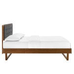 Bridgette Wood Full Platform Bed With Angular Frame - Image 34