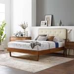 Bridgette Wood Twin Platform Bed With Angular Frame - Image 11