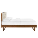 Bridgette Wood Twin Platform Bed With Angular Frame - Image 8