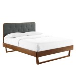 Bridgette Wood Twin Platform Bed With Angular Frame - Image 17