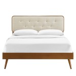 Bridgette Wood Full Platform Bed With Splayed Legs - Image 22
