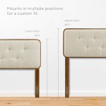 Bridgette Wood Full Platform Bed With Splayed Legs - Image 19