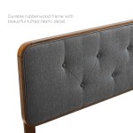 Bridgette Wood Full Platform Bed With Splayed Legs - Image 31